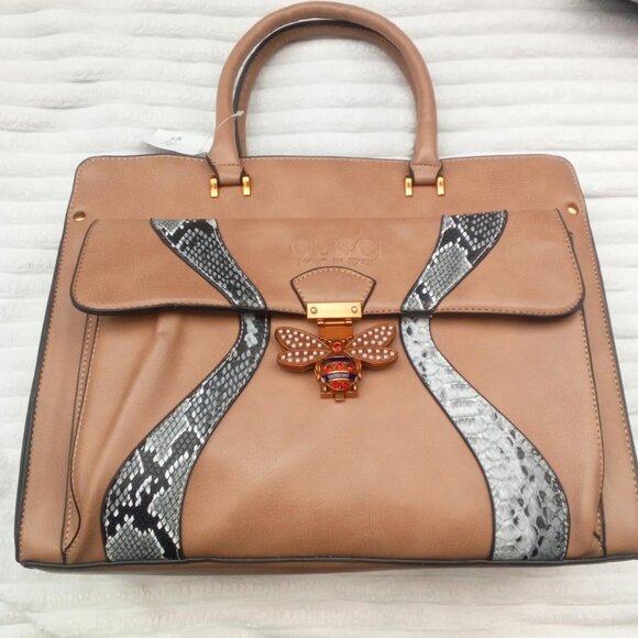 New! Luxury Leather Handbag/Purse/Laptop Bag - Picture 1 of 4